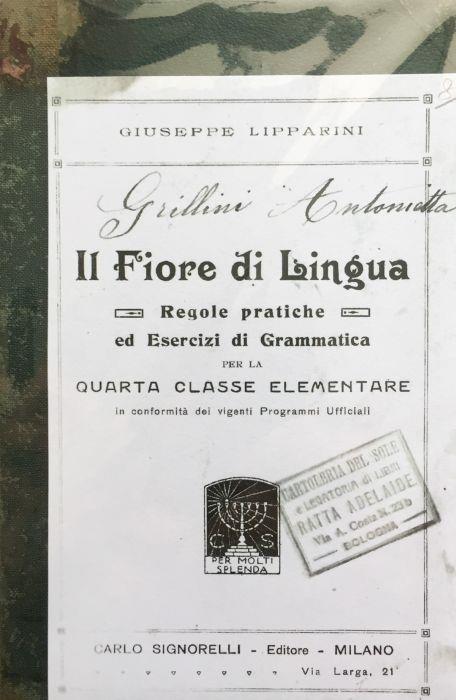 Il fiore di lingua. Regole pratiche ed esercizi di grammatica per la quarta classe elementare - Giuseppe Lipparini - copertina