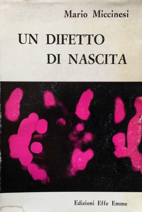 Un difetto di nascita - Mario Miccinesi - copertina
