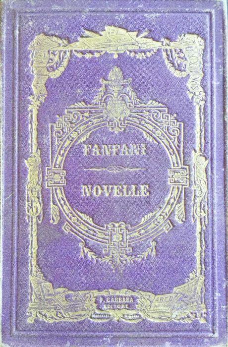 Novelle apologhi e racconti editi e inediti - Pietro Fanfani - copertina