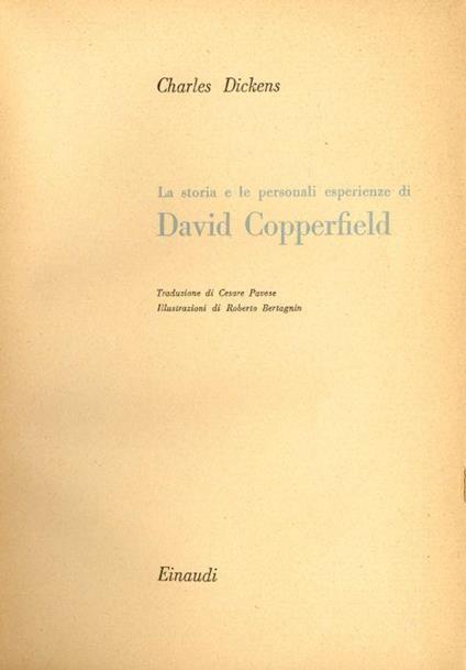 David Copperfield - Charles Dickens - copertina