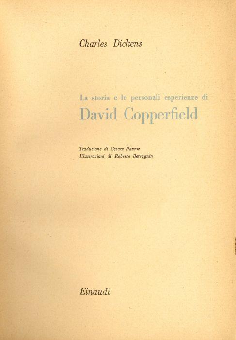 David Copperfield - Charles Dickens - copertina