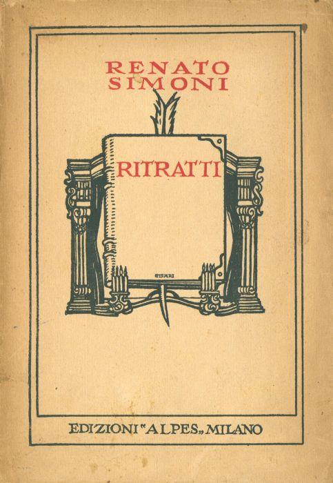 Ritratti - Renato Simoni - copertina