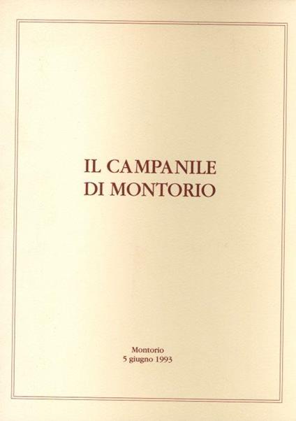 Il campanile di Montorio - copertina