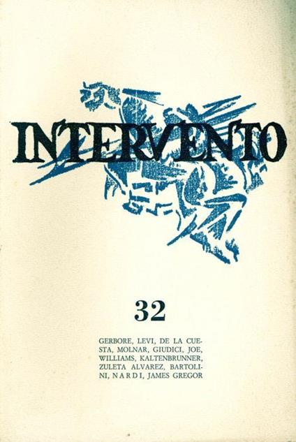 Intervento. Rivista bimestrale. N. 32 (1978) - copertina