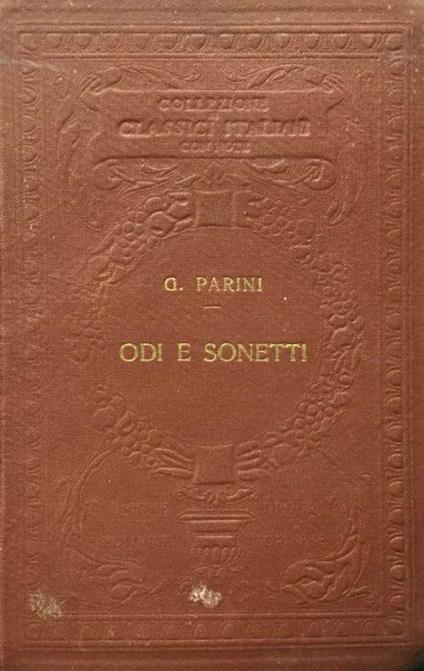 Odi e sonetti - Giuseppe Parini - copertina