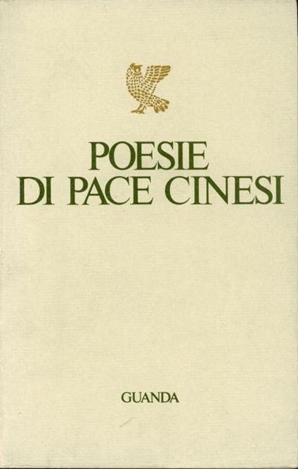 Poesie di pace cinesi - copertina