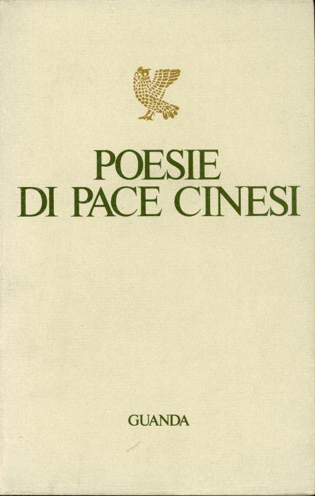 Poesie di pace cinesi - copertina