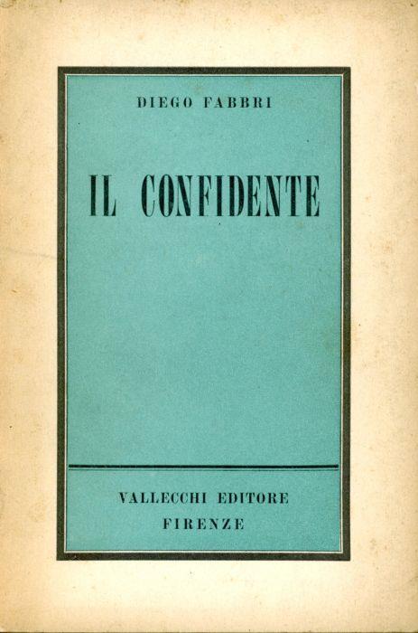 Il confidente - Diego Fabbri - copertina