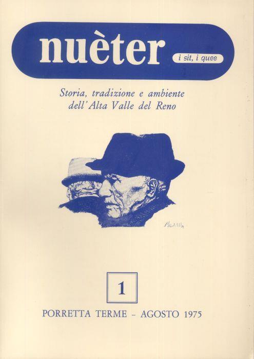 Nueter i sit i quee. 1/1975. Storia, tradizione e ambiente Alta Valle del Reno - copertina