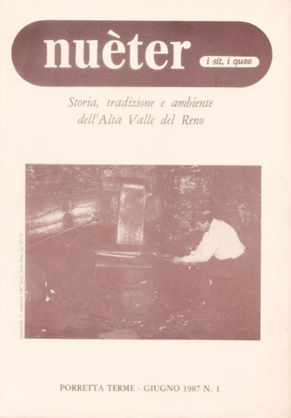 Nueter i sit i quee. 25/1987. Storia, tradizione e ambiente Alta Valle del Reno - copertina