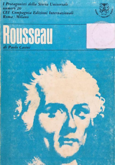 Rousseau - Hegel - Paolo Casini - copertina