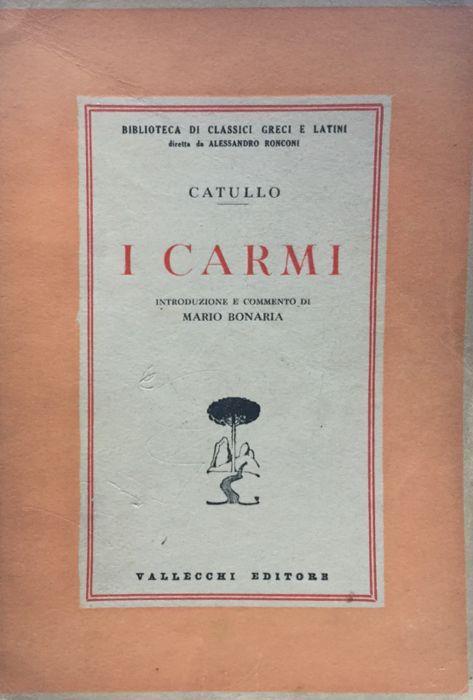 I Carmi - Francesco Catullo - copertina