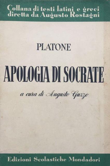 Apologia di Socrate - Platone - copertina