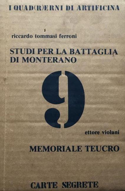 Memoriale Teucro - Ettore Violani - copertina