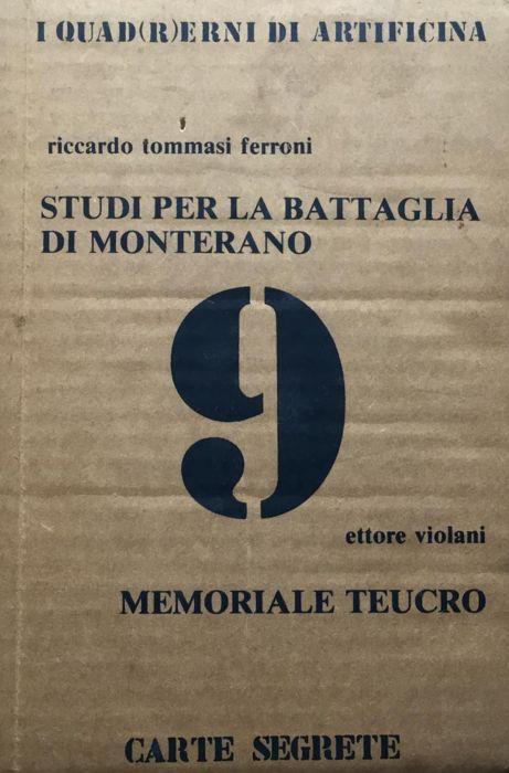 Memoriale Teucro - Ettore Violani - copertina