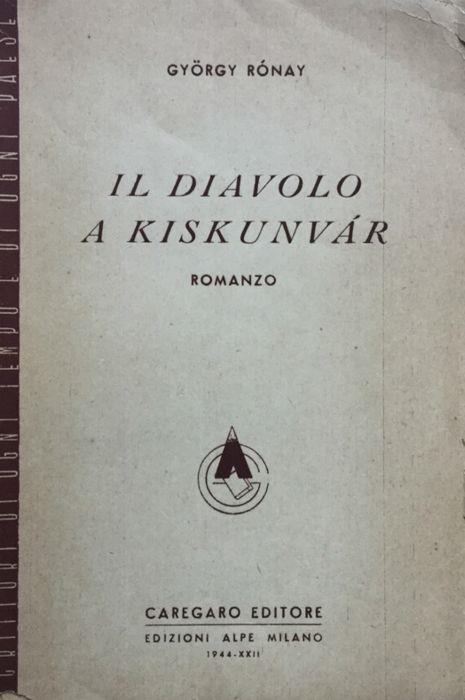 Il Diavolo a Kiskunvar - Gyorgy Ronay - copertina