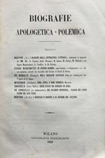 Biografie. Apologetica-polemica
