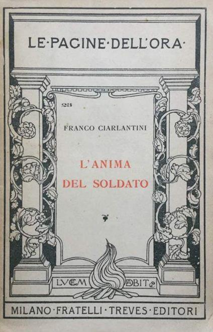 L' anima del soldato - Franco Ciarlantini - copertina