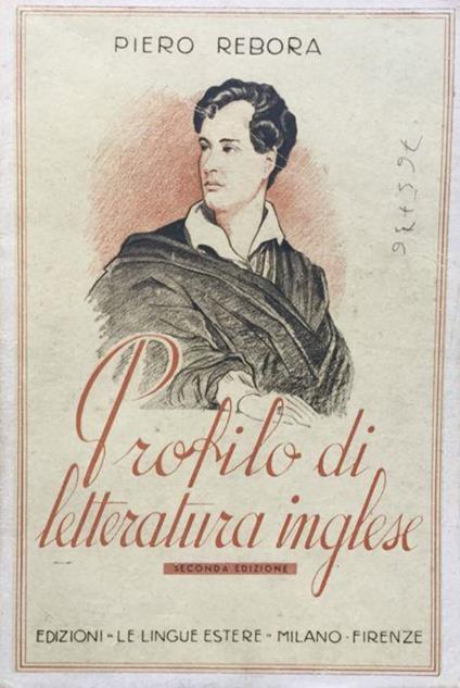 Profilo di letteratura inglese - Piero Rebora - copertina