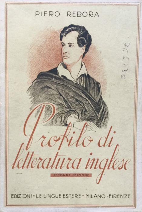 Profilo di letteratura inglese - Piero Rebora - copertina