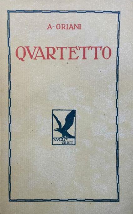 Quartetto - Alfredo Oriani - copertina