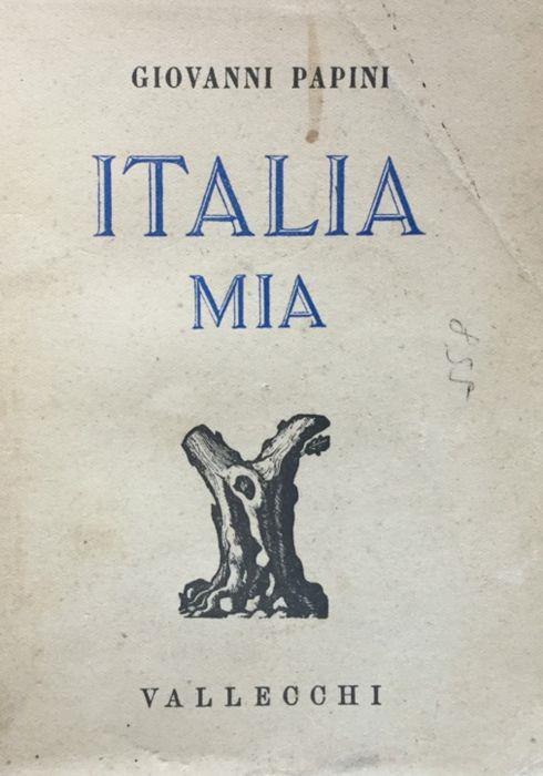 Italia mia - Giovanni Papini - copertina