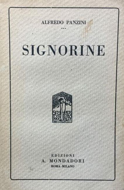 Signorine - Alfredo Panzini - copertina