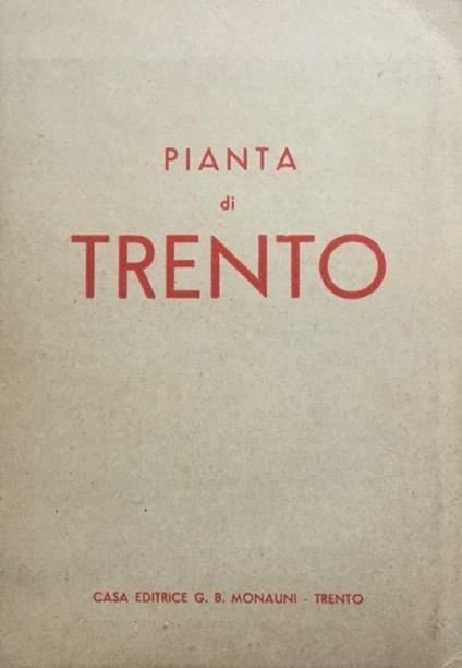 Pianta di Trento - copertina