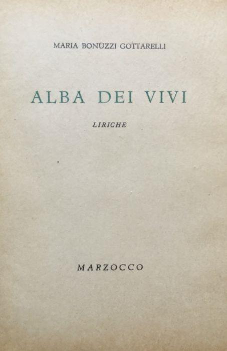 Alba dei vivi. Liriche - copertina
