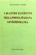 I quattro elementi nella poesia italiana contemporanea