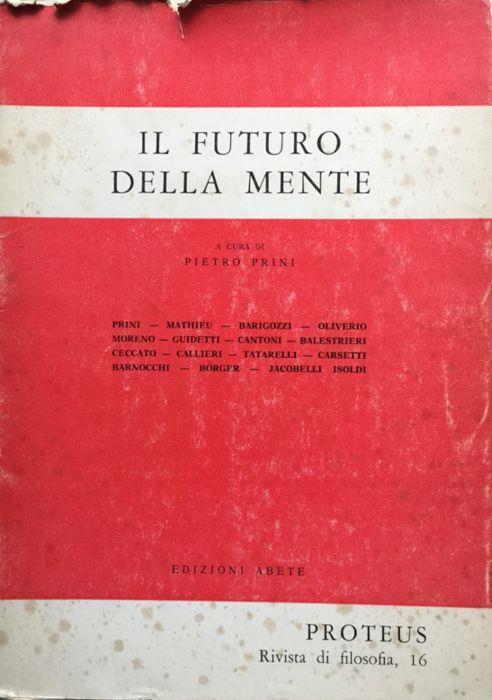 Il futuro della mente - Pietro Prini - copertina