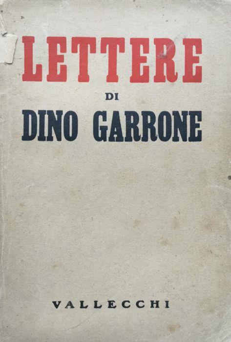 Lettere - Dino Garrone - copertina