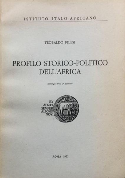 Profilo storico-politico dell'Africa - Teobaldo Filesi - copertina