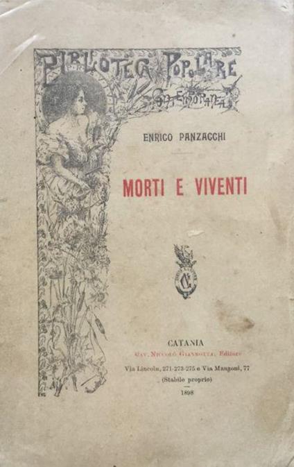 Morti e viventi - Enrico Panzacchi - copertina