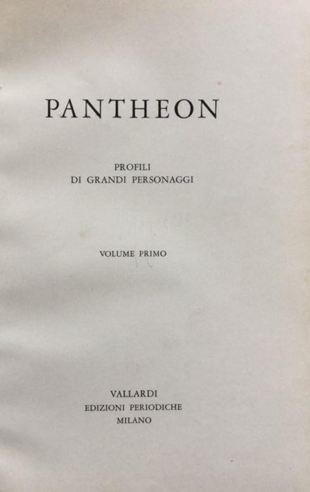 Pantheon : Profili di grandi personaggi - Renata Leydi - copertina