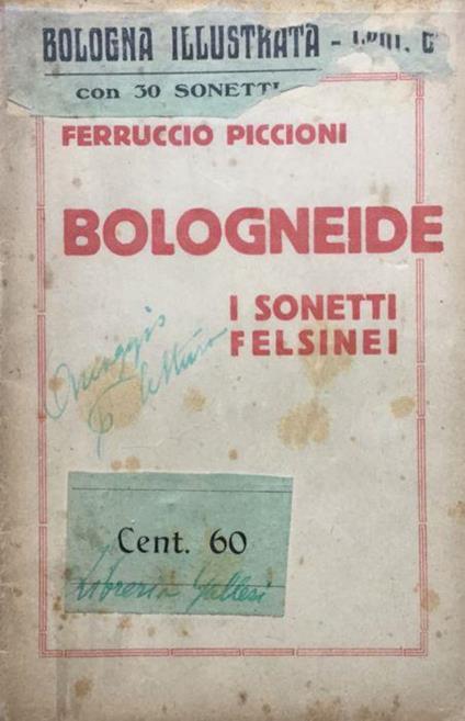 Bologneide. I sonetti felsinei - copertina