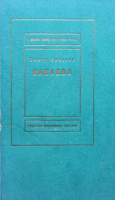 Barabba. Romanzo - Emery Bekessy - copertina