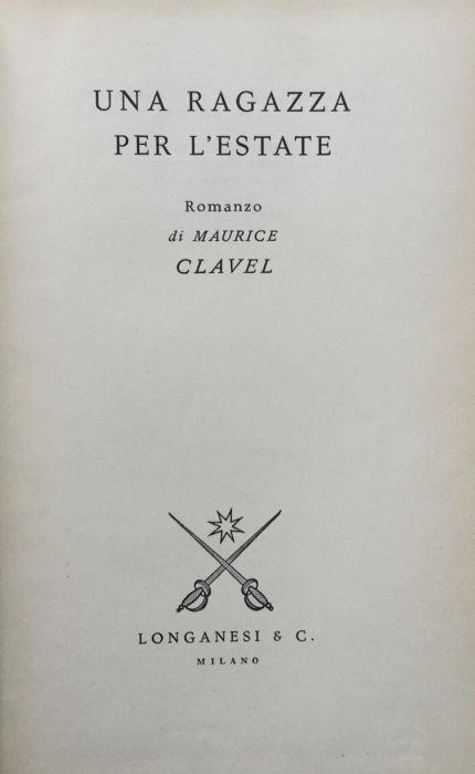 Una ragazza per l'estate - Maurice Clavel - copertina