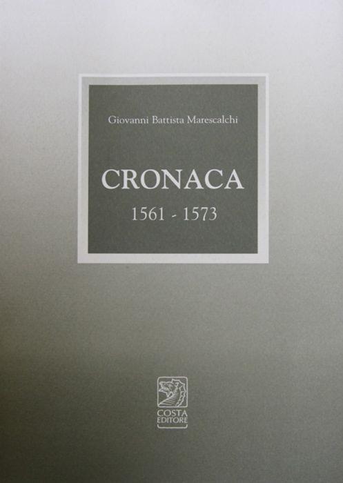 Cronaca 1561-1573 - Giovanni Battista - copertina