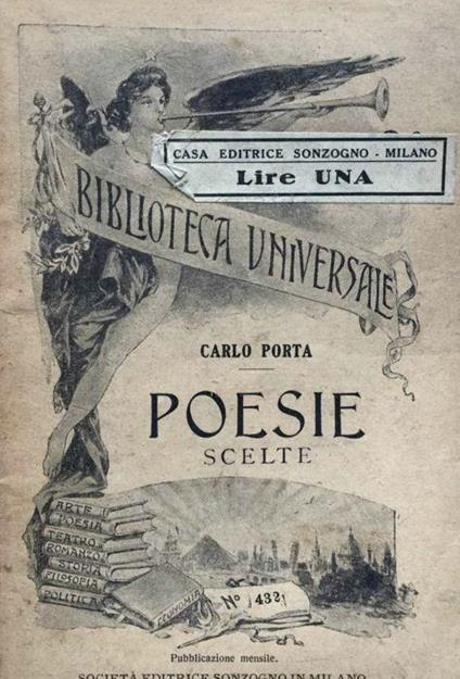 Poesie scelte - Carlo Porta - copertina