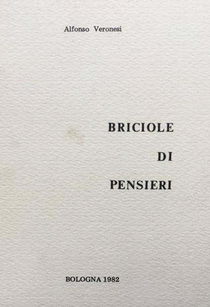Briciole di pensieri - copertina