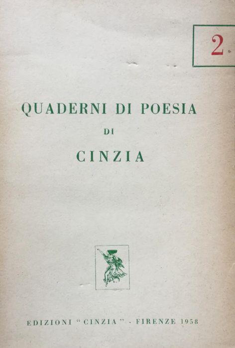 Quaderni di poesia di Cinzia - copertina