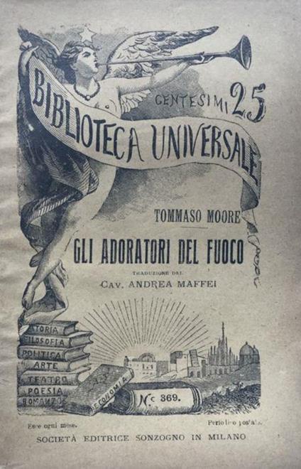 Gli adoraratori del fuoco - Thomas Moore - copertina