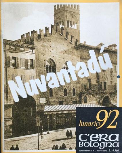 Novantadu. Lunario 92 - copertina