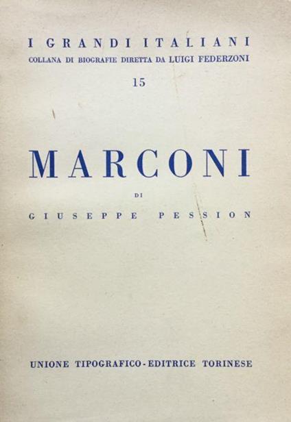 Marconi - Giuseppe Pession - copertina