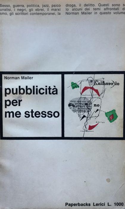 Pubblicità per me stesso - Norman Mailer - copertina