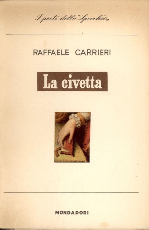 La civetta - Raffaele Carrieri - copertina