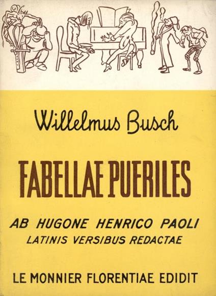 Fabellae pueriles - Wilhelm Busch - copertina
