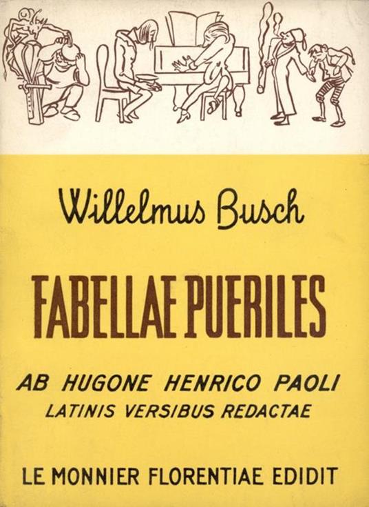 Fabellae pueriles - Wilhelm Busch - copertina