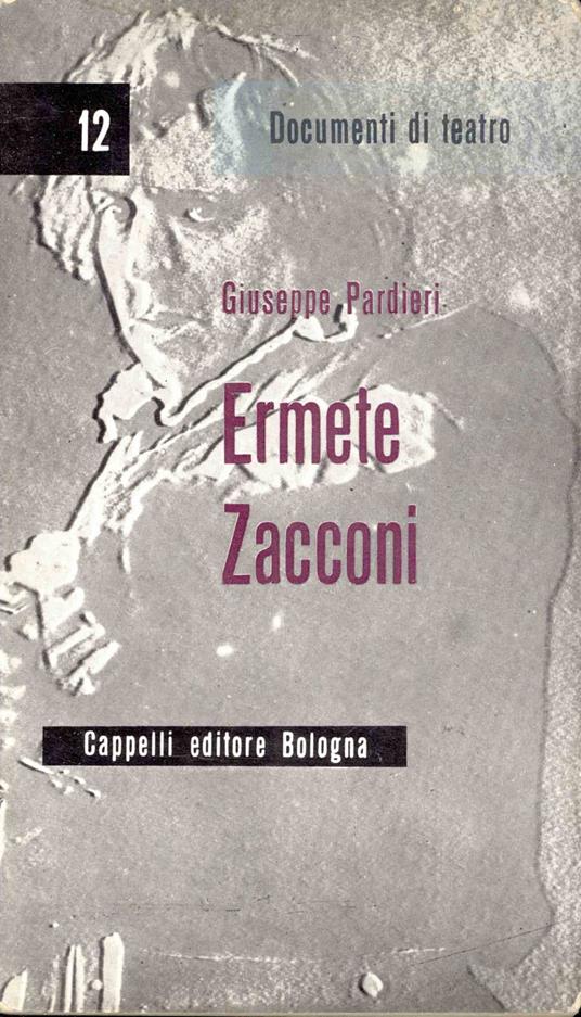 Ermete Zacconi - Giuseppe Pardieri - copertina